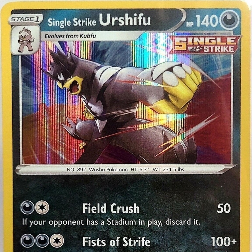 Urshifu 108/198 Chilling Reign Single Strike Holo Rare Pokemon TCG